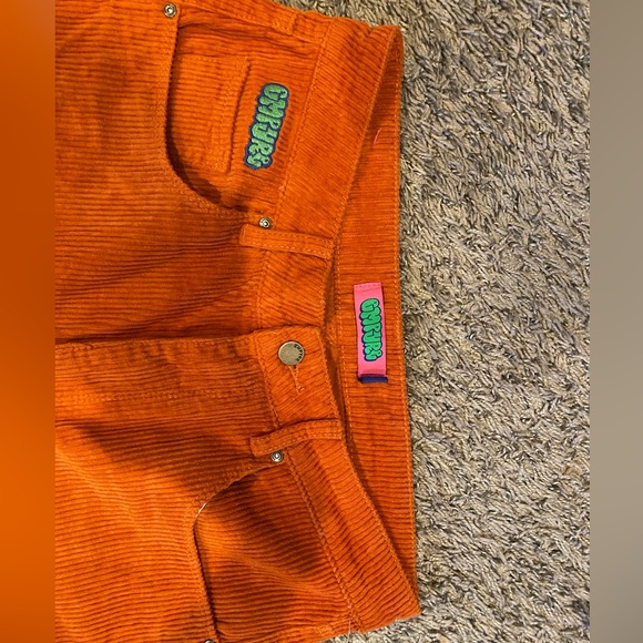 Empyre Orange Corduroy Pants Size 5 - Picture 2 of 4
